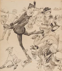 Ally Sloper Skating, 1902